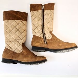 Girl confidential girls riding boots camel size 6